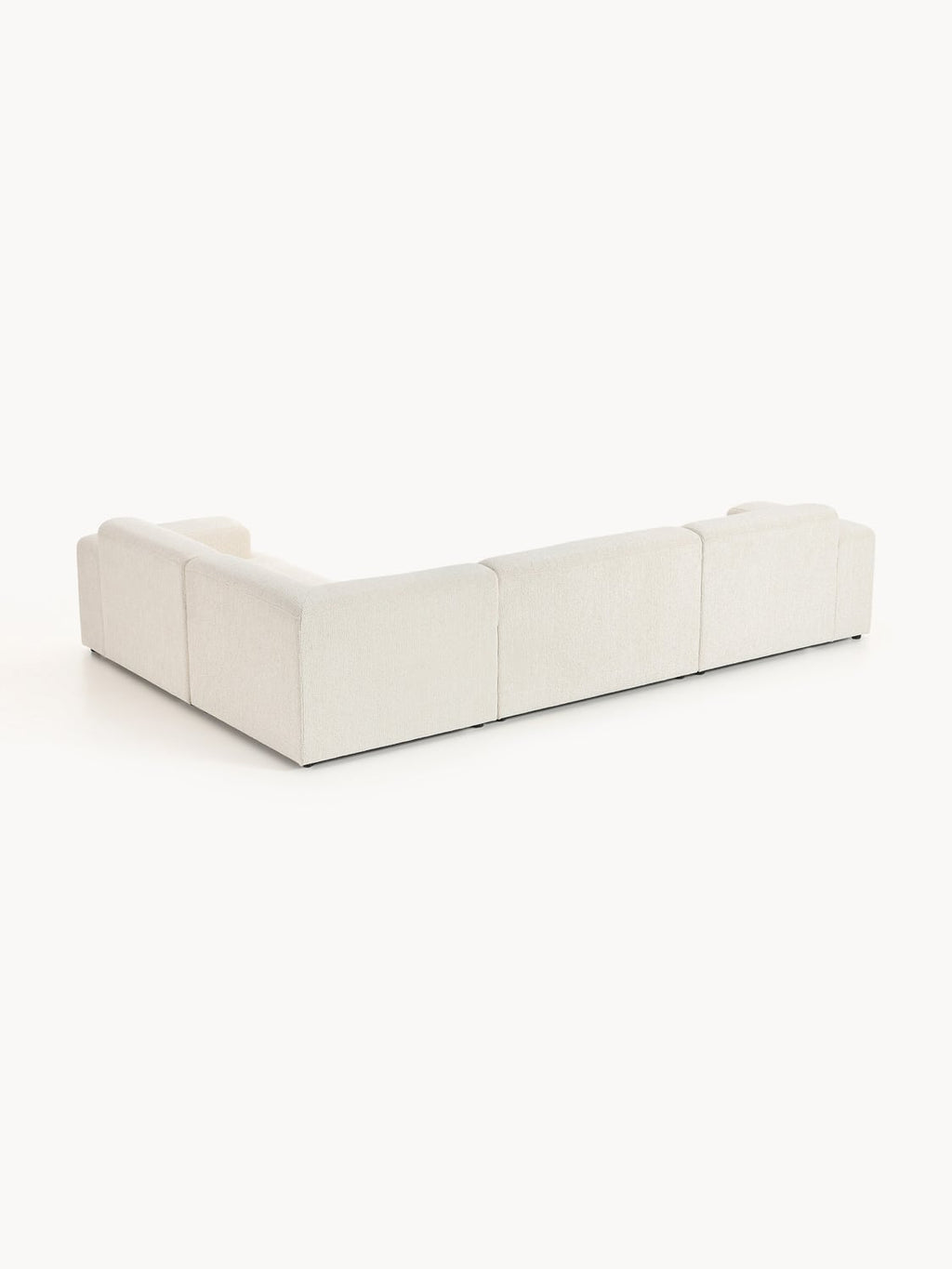 Melva Large Corner Sofa (4-seater) — Cream