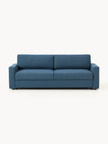 Tasha Bouclé-Sofa Bed (3-seater) with Storage — Petrol