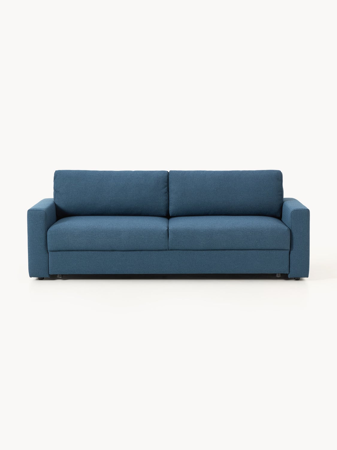 Tasha Bouclé-Sofa Bed (3-seater) with Storage — Petrol