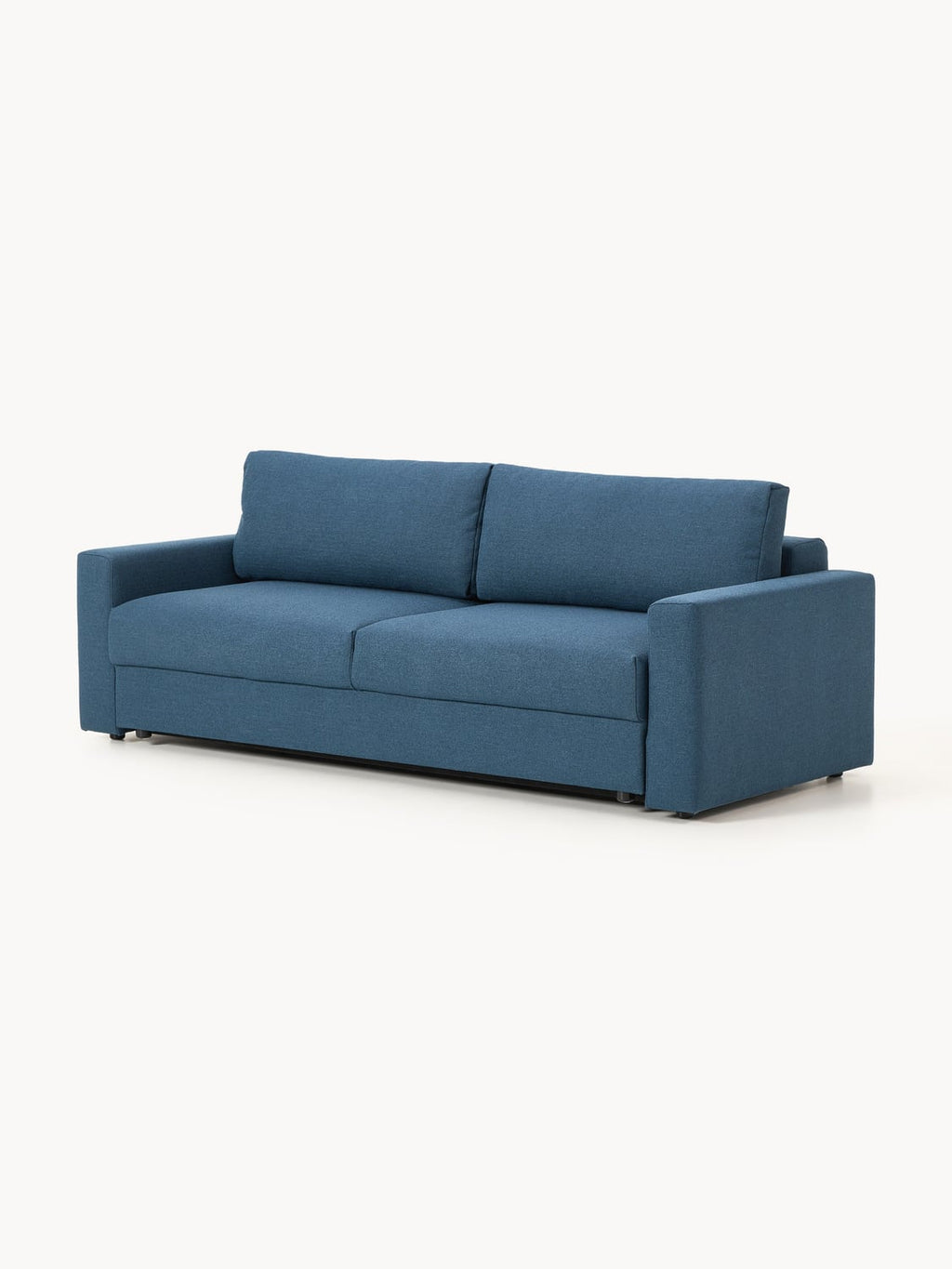 Tasha Bouclé-Sofa Bed (3-seater) with Storage — Petrol