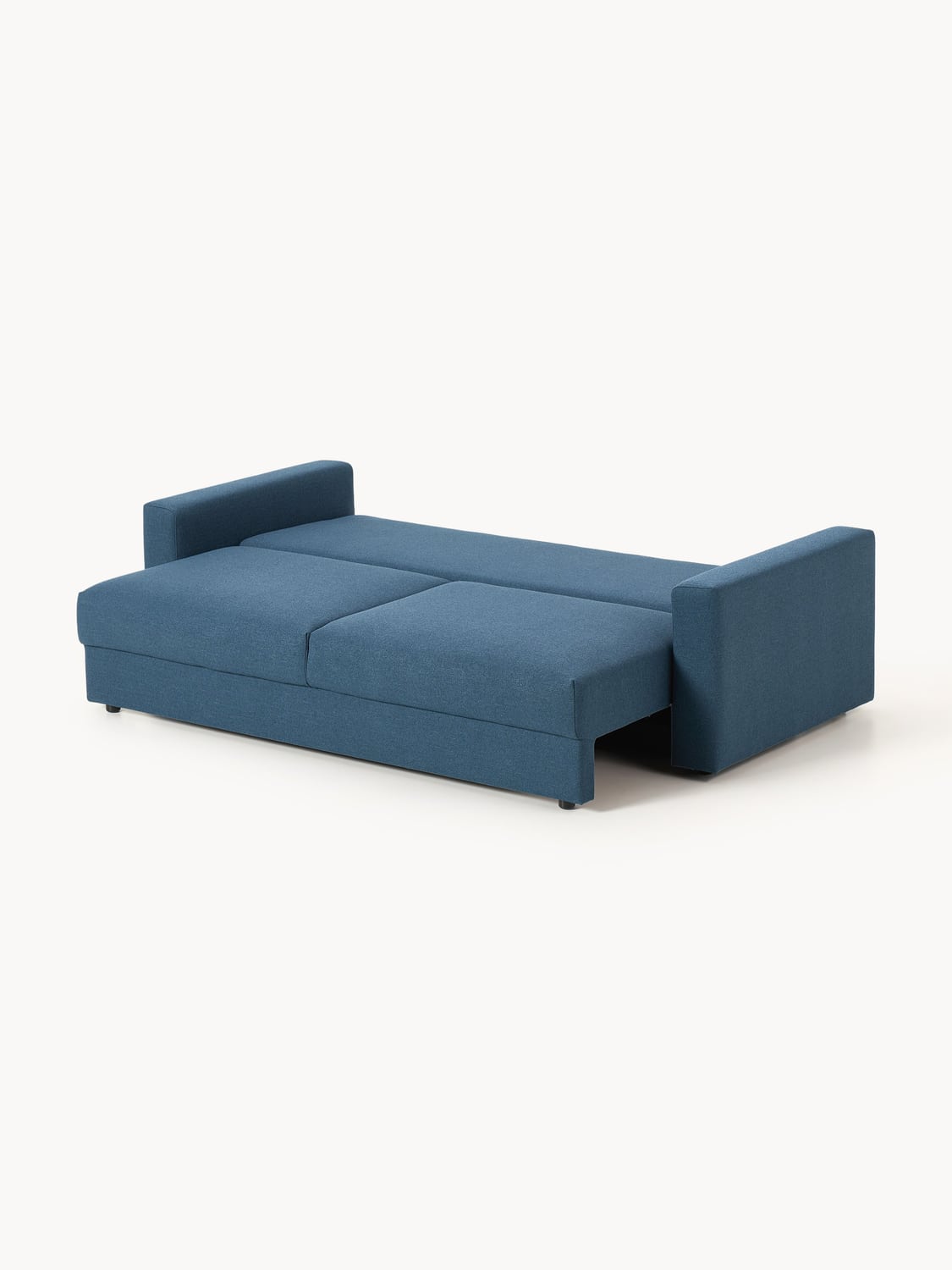 Tasha Bouclé-Sofa Bed (3-seater) with Storage — Petrol