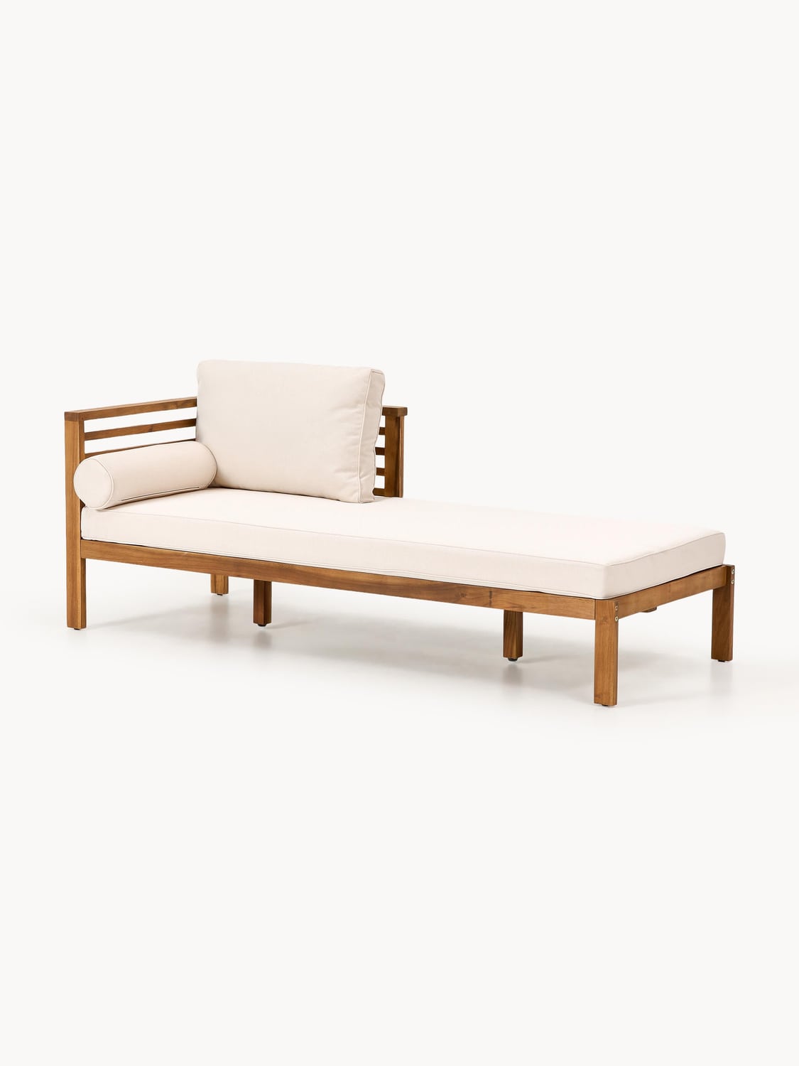 Bo Garden Daybed in Acacia — Beige