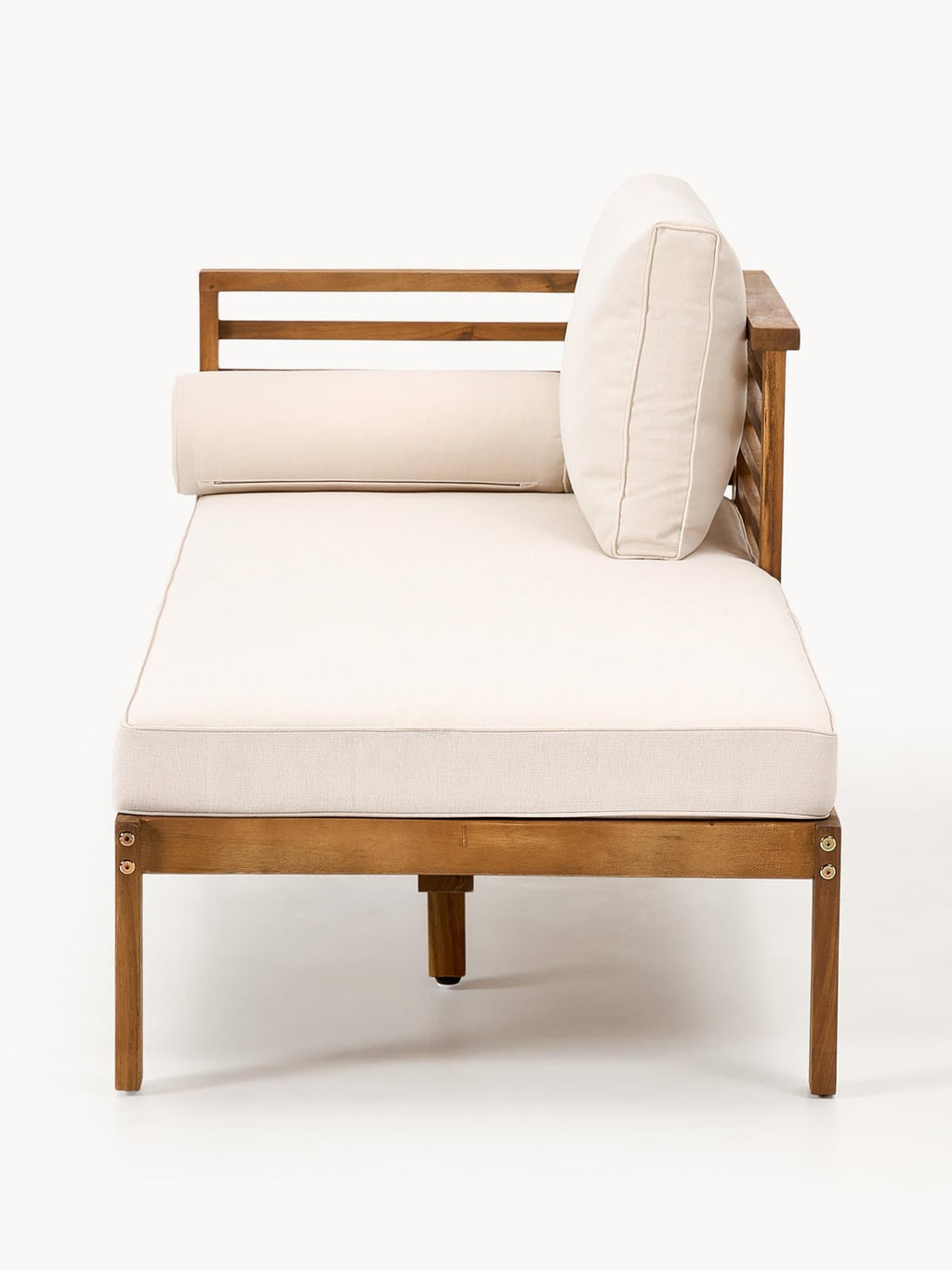 Bo Garden Daybed in Acacia — Beige