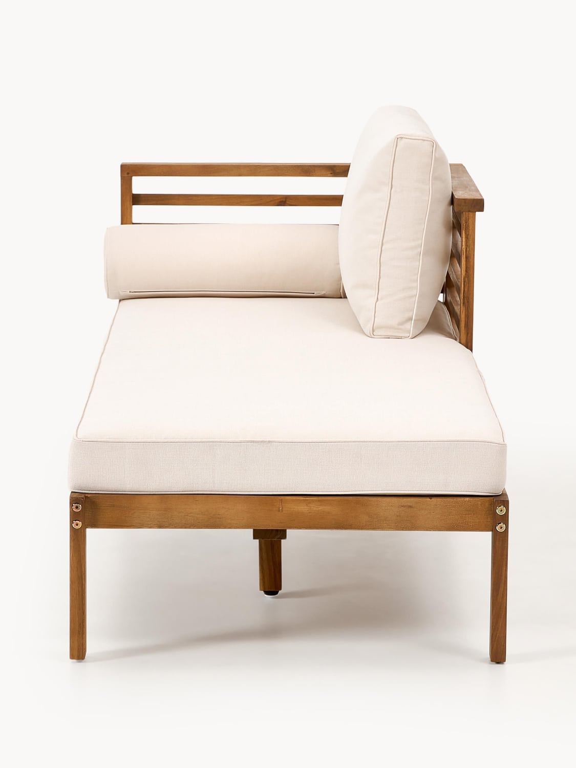 Bo Garden Daybed in Acacia — Beige