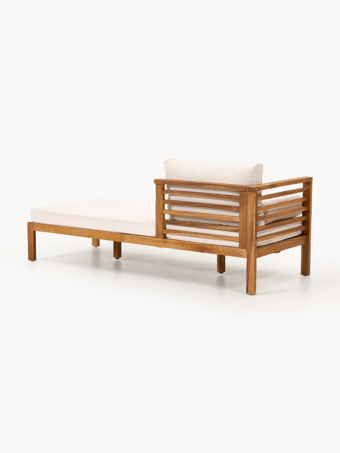 Bo Garden Daybed in Acacia — Beige