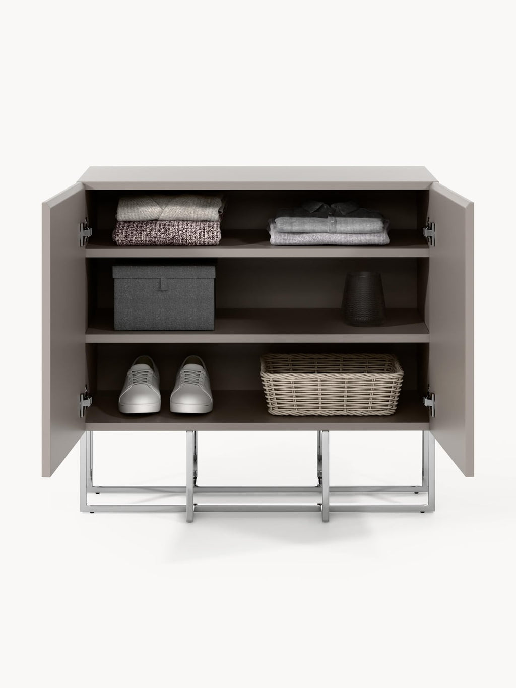 Joe Wood-Shoe Cabinet — Warm Grey