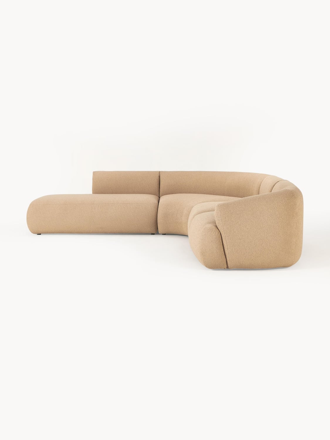 Sofia Modular Bouclé Corner Sofa (4-seater) — Dune