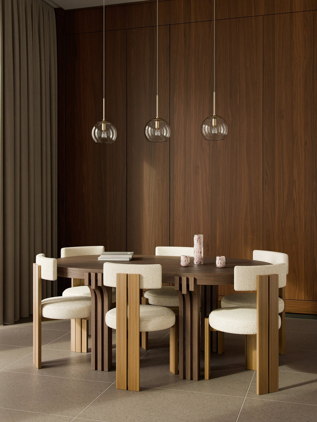 Nolan Oval Wood-Dining Table, in various sizes