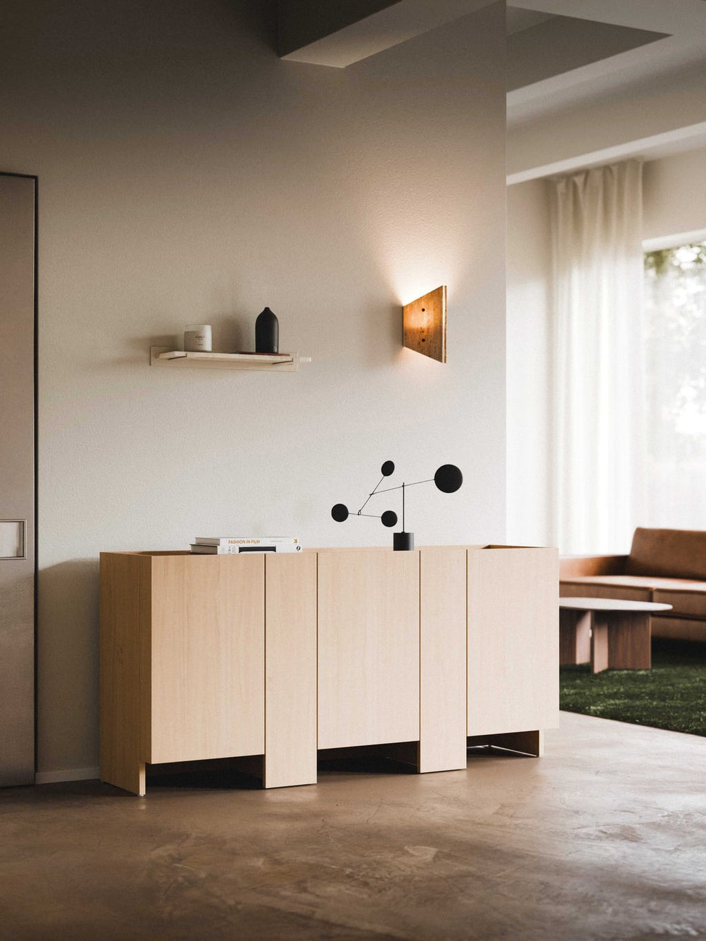 Arden Wooden Sideboard — Sand