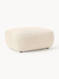 Sofia Bouclé Ottoman — Off-White