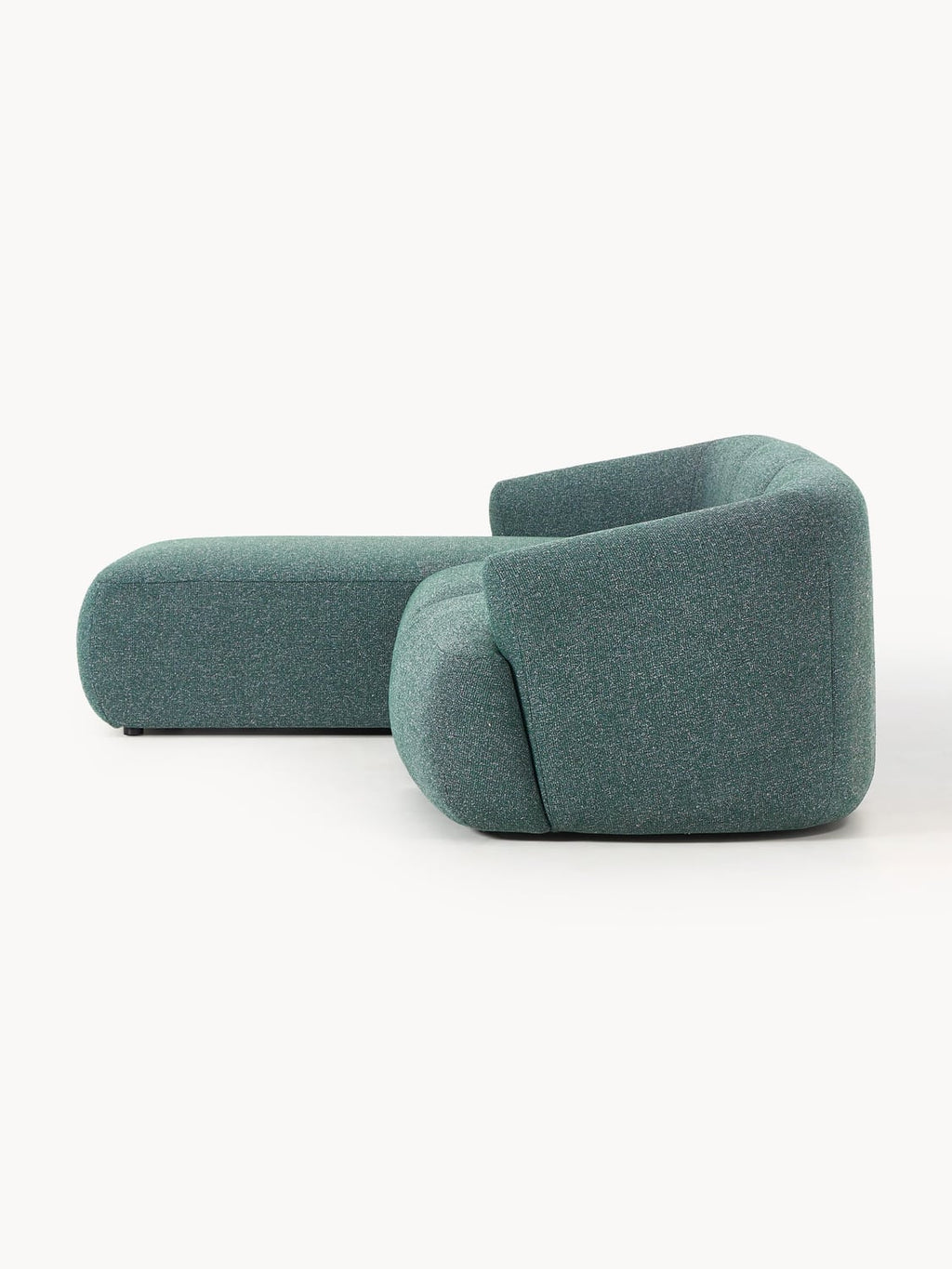 Sofia Modular Bouclé Corner Sofa (3-seater) — Dark Grey