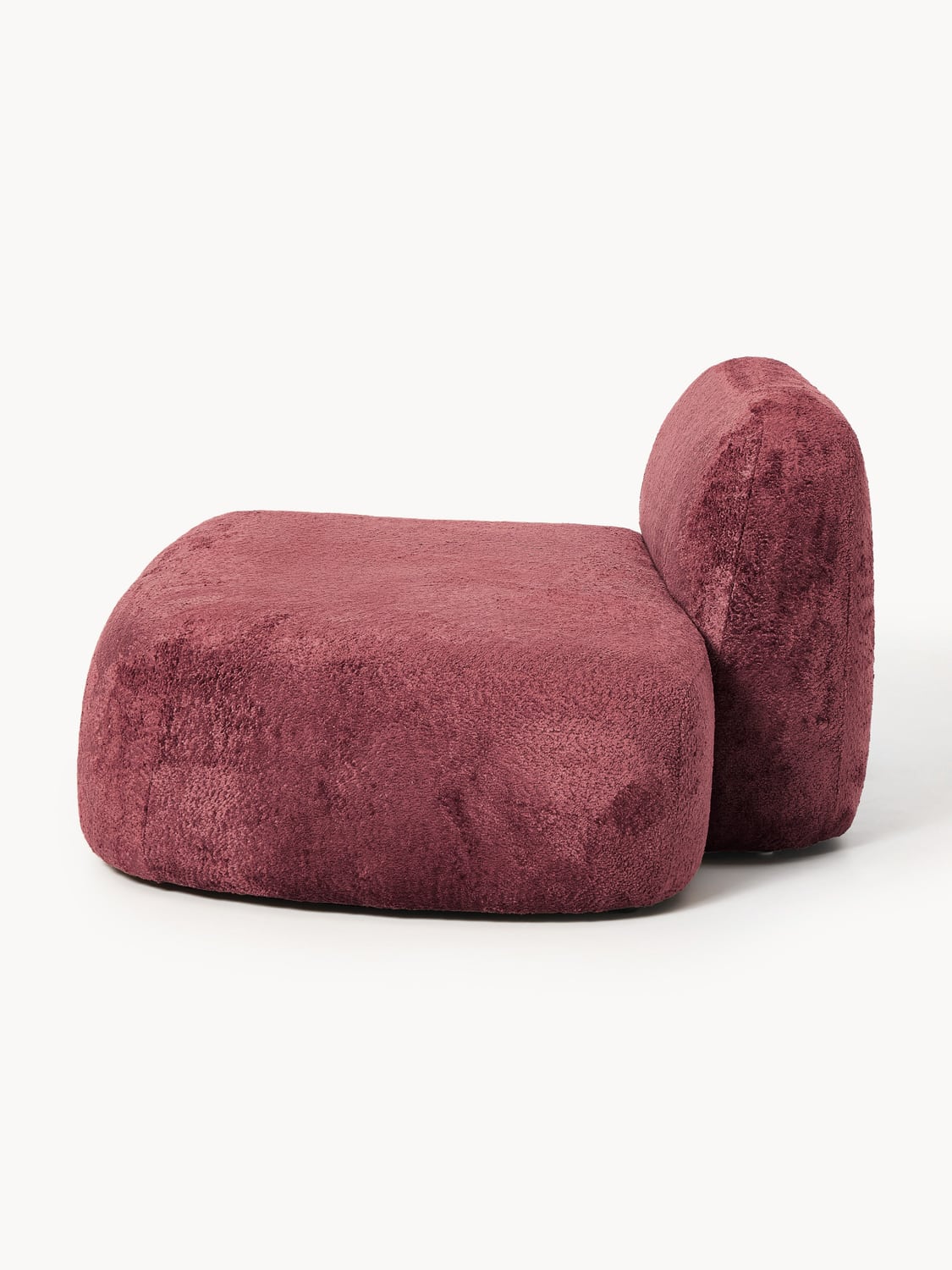 Wolke Teddy Bouclé-Chaise — Chocolate