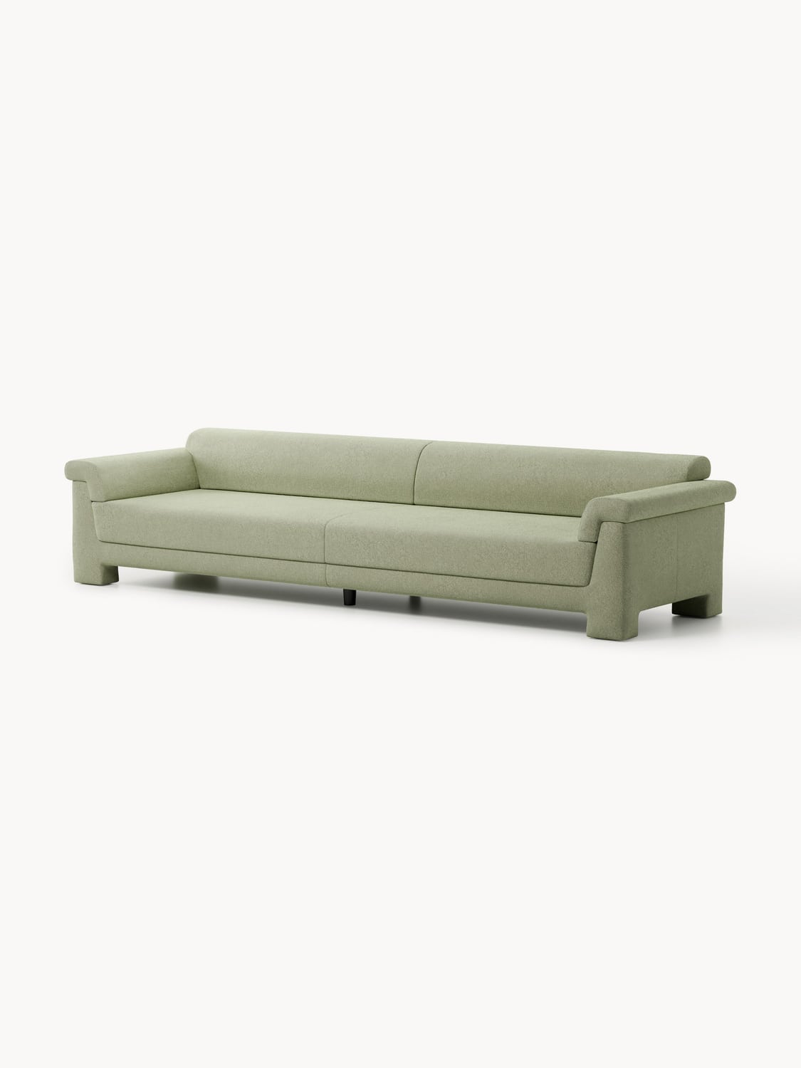 Atlas Bouclé Sofa (4-seater) — Taupe