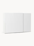 Leon Modular Sliding-Door Wardrobe, 300 cm Width, in various sizes — Off-White