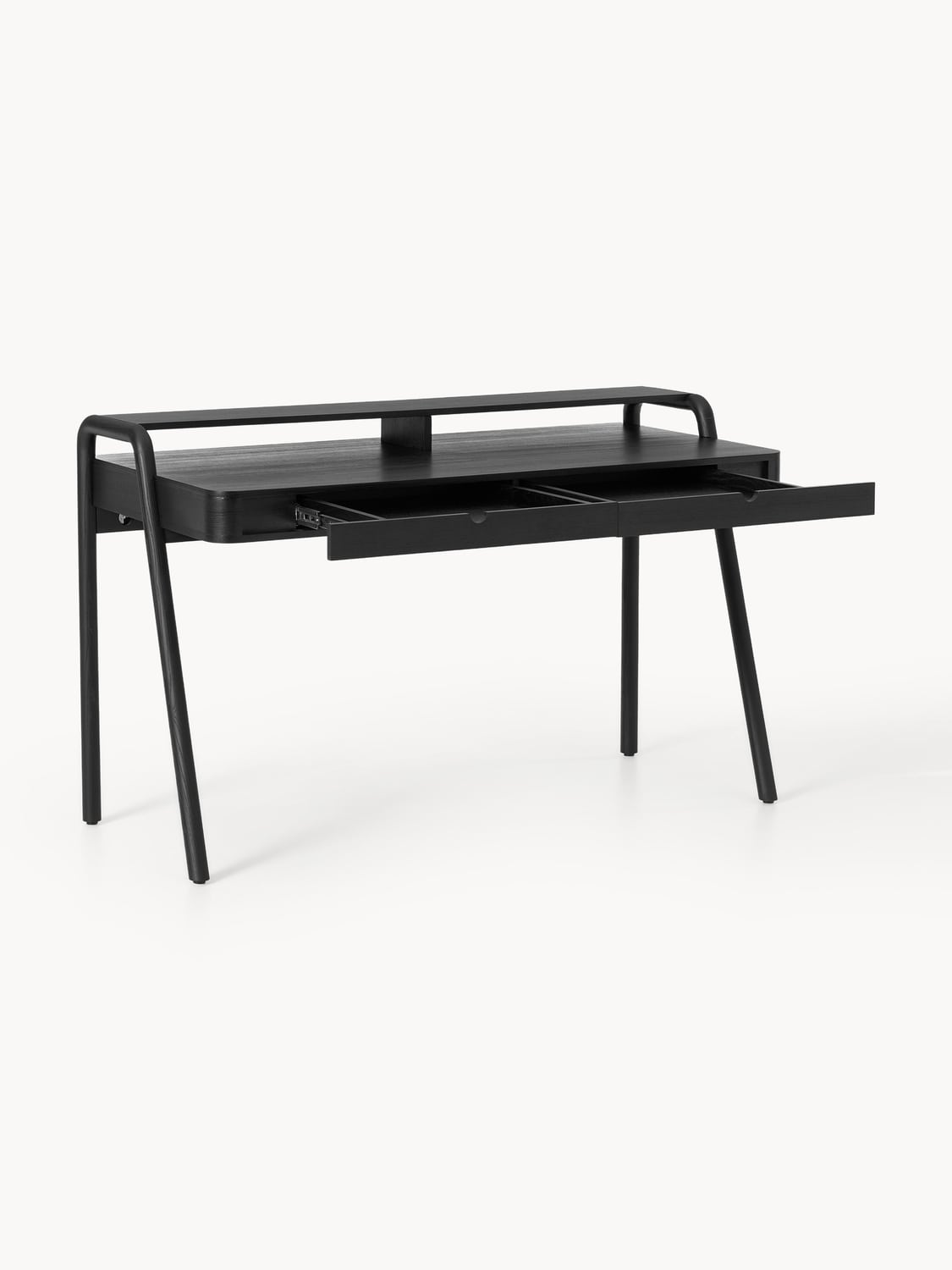 Evrak Desk with Drawers — Slate Grey