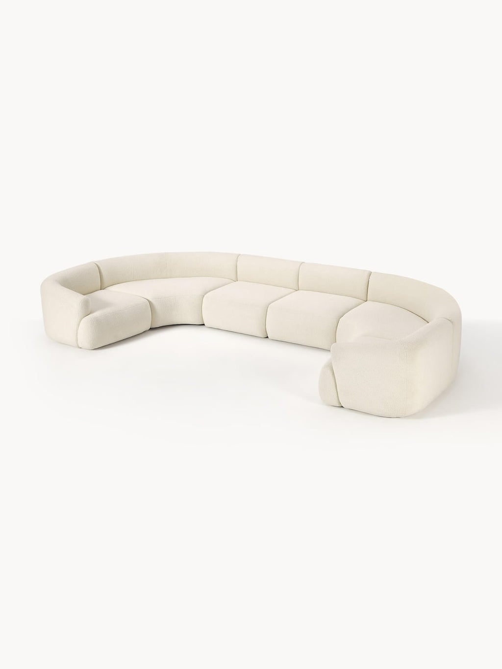Sofia Modular Teddy-XL Sofa — Off-White