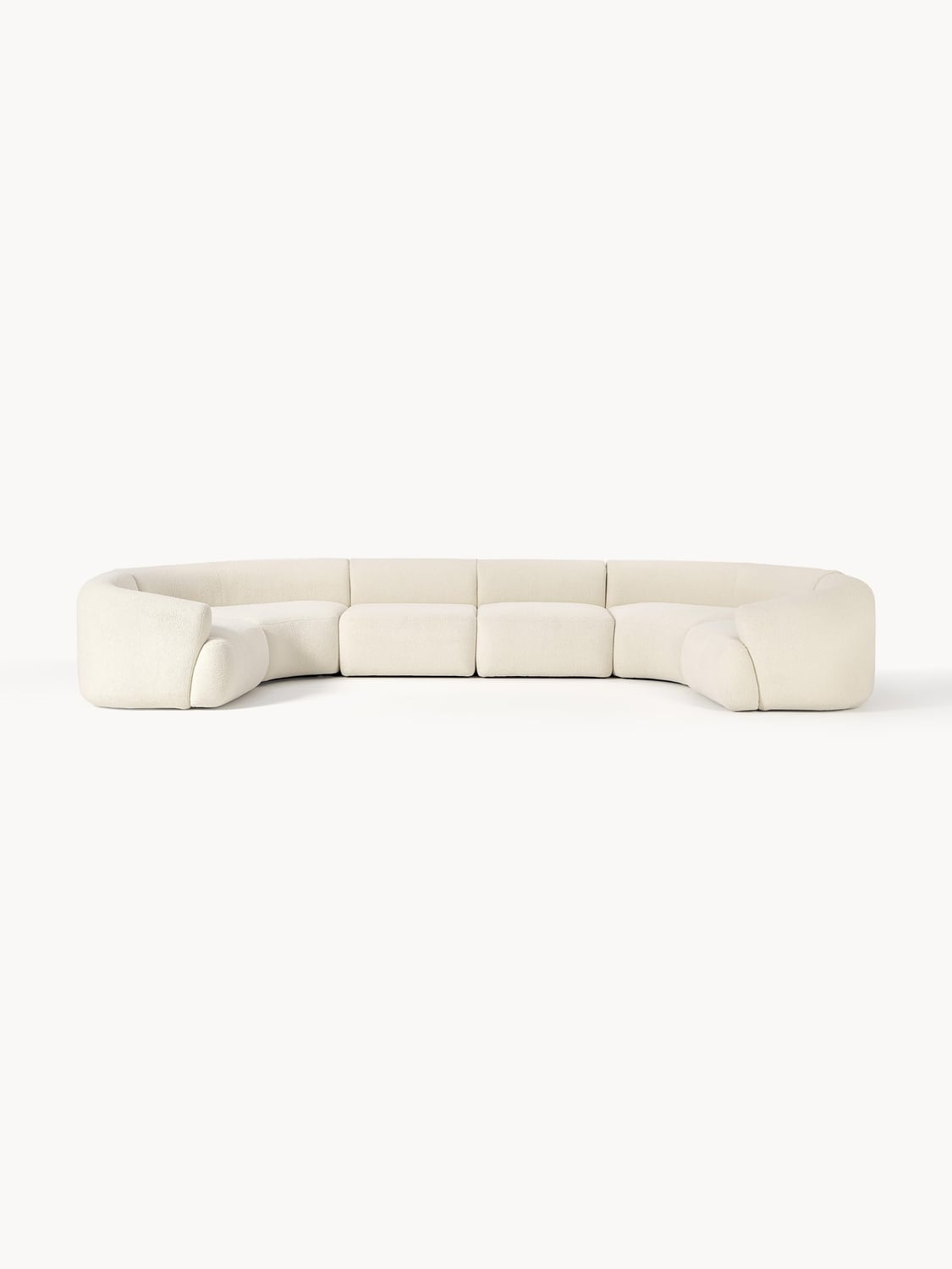 Sofia Modular Teddy-XL Sofa — Off-White