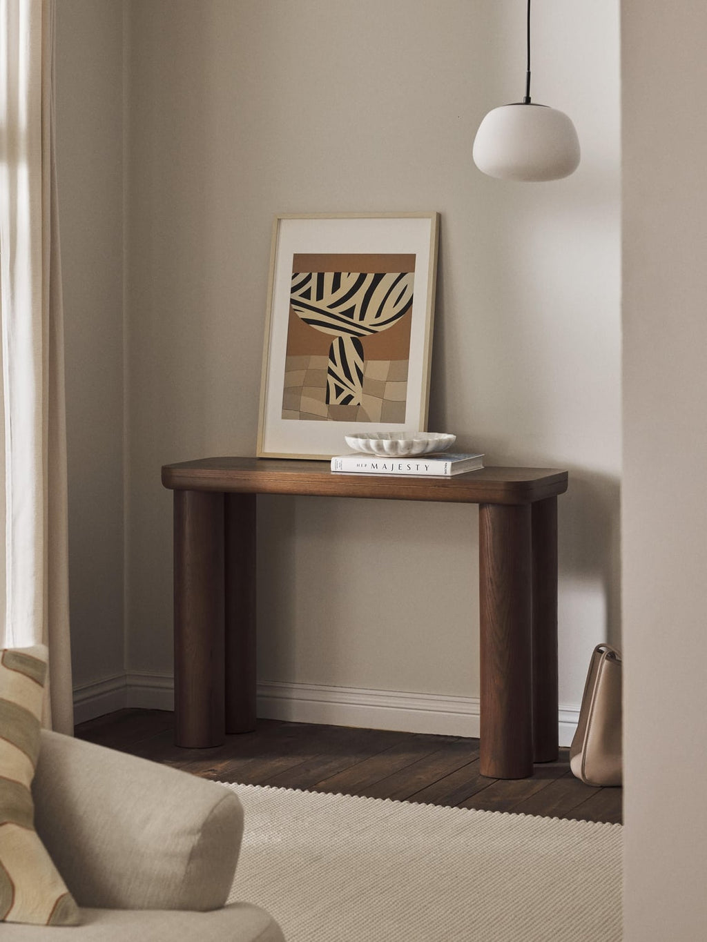 Kalia Console Table in Oak