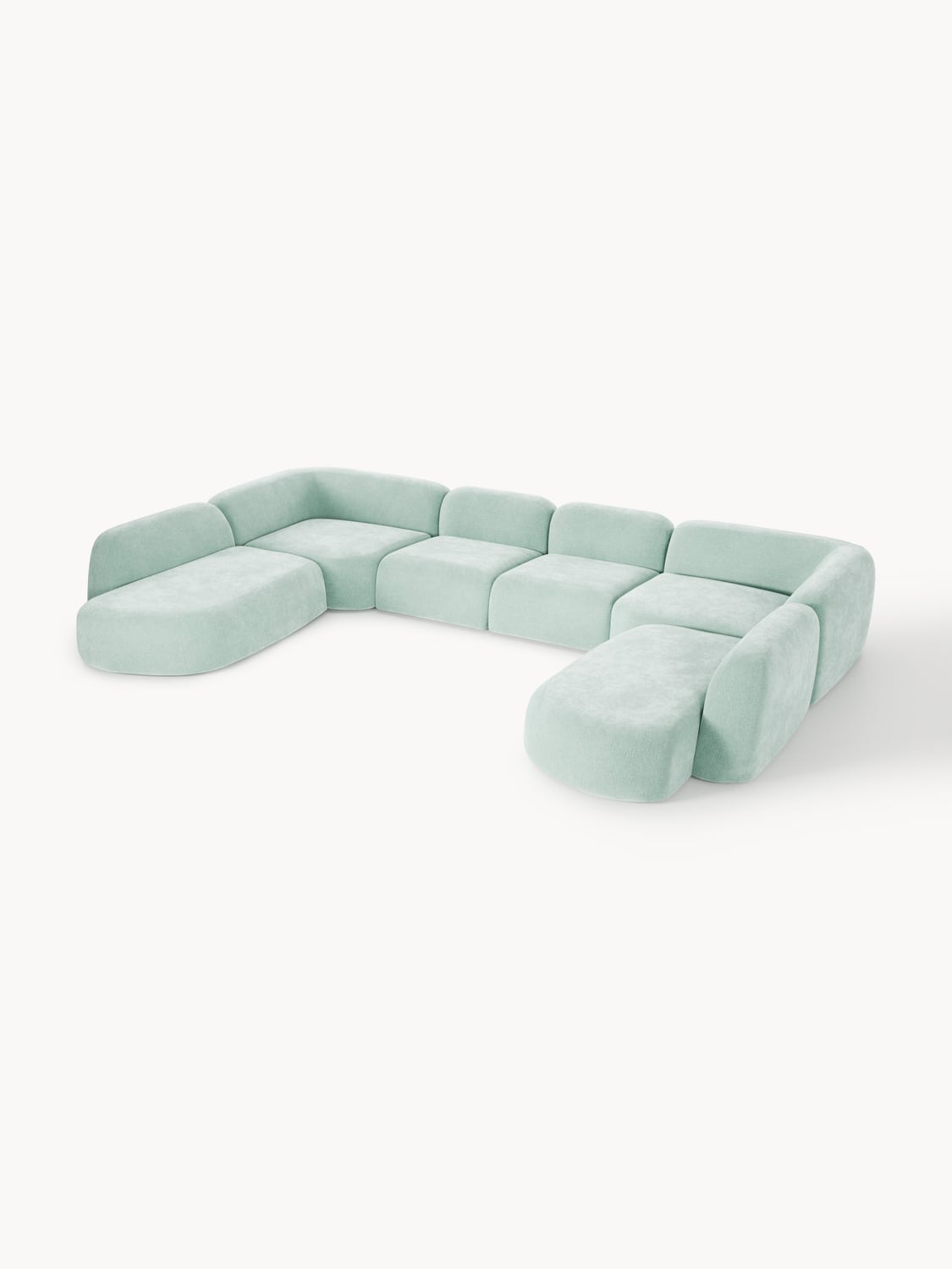 Wolke Modular XL Sofa — Light Grey