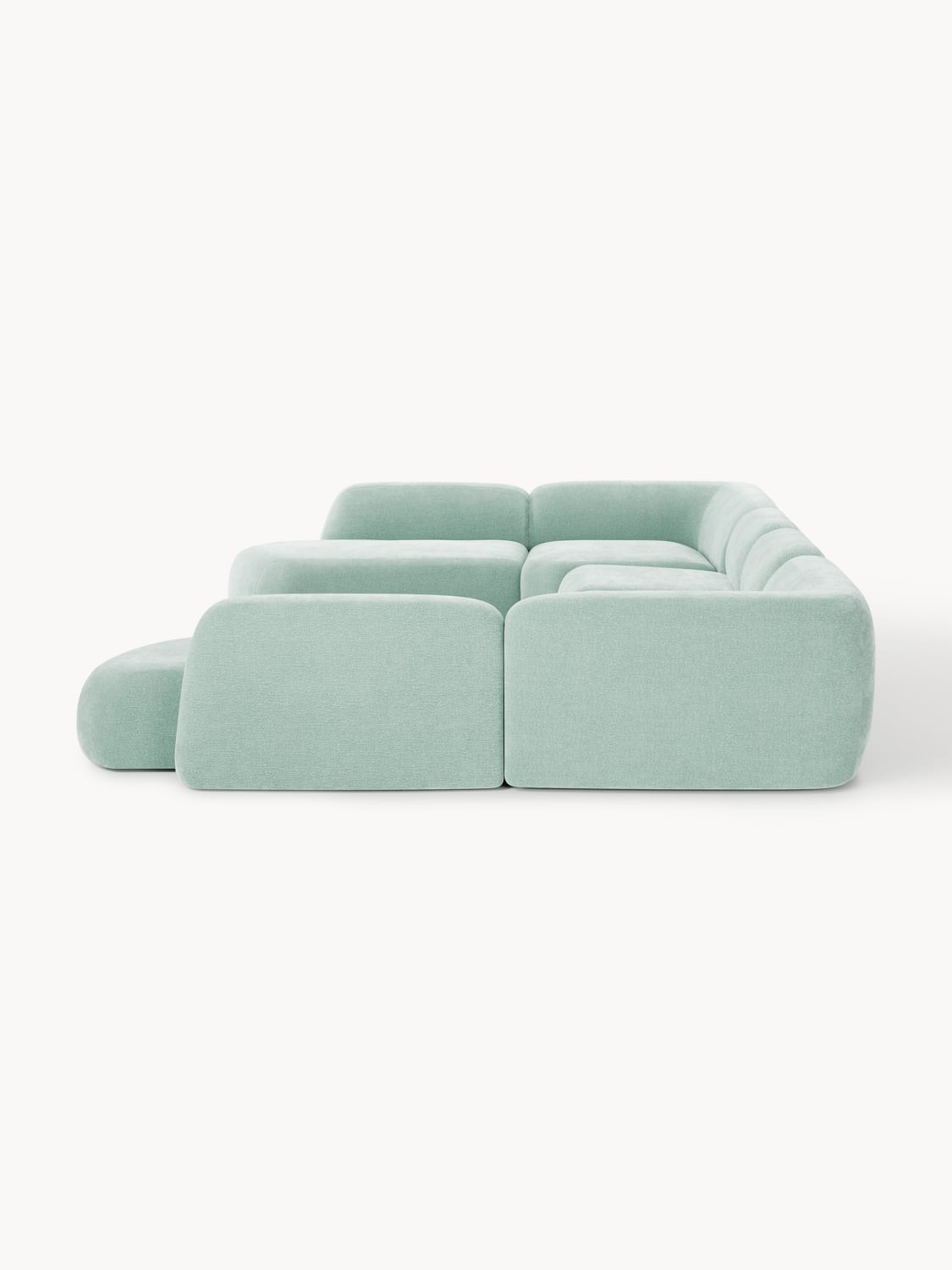 Wolke Modular XL Sofa — Light Grey
