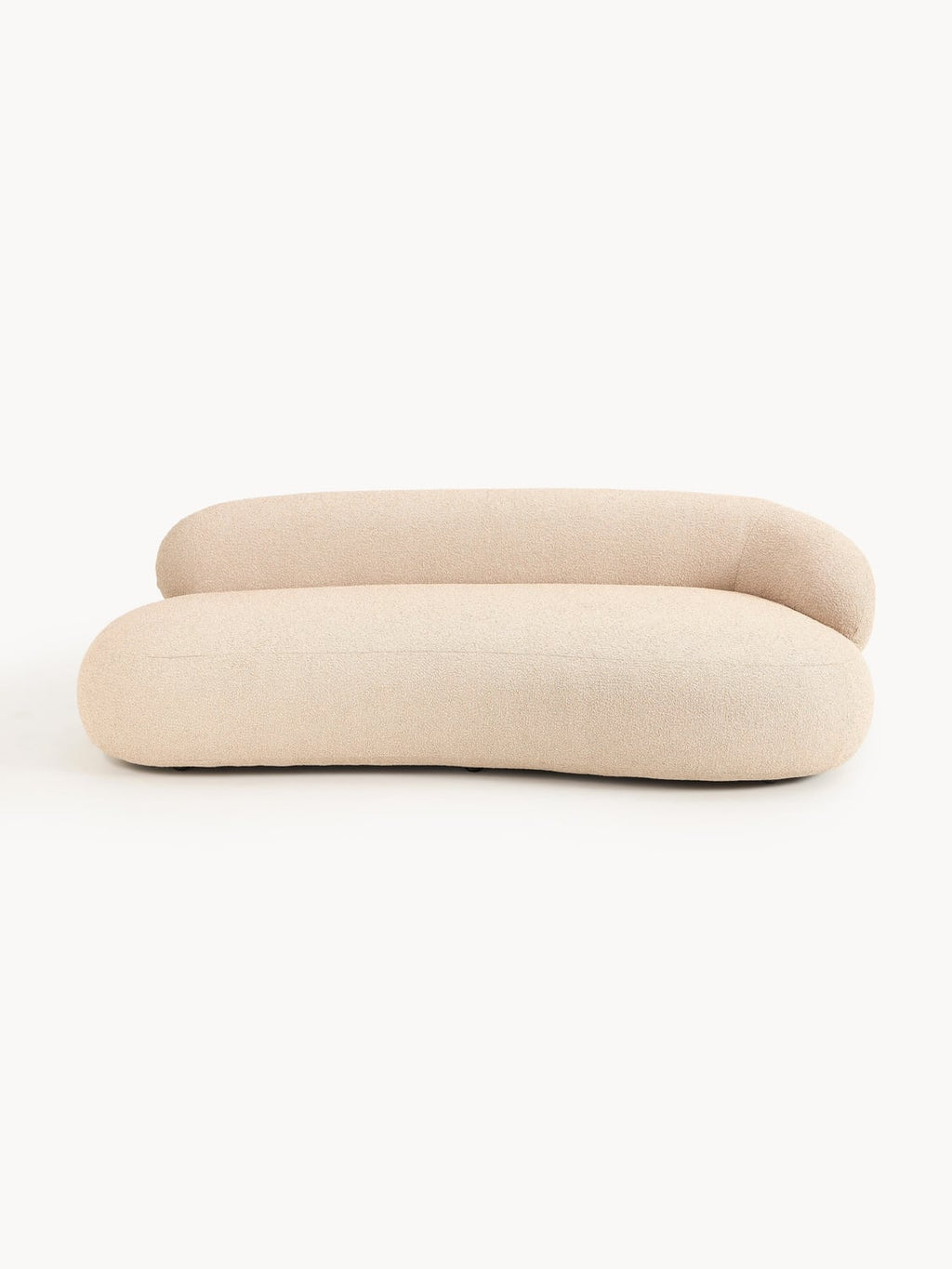 Alba Bouclé Sofa (3-seater) — Blush