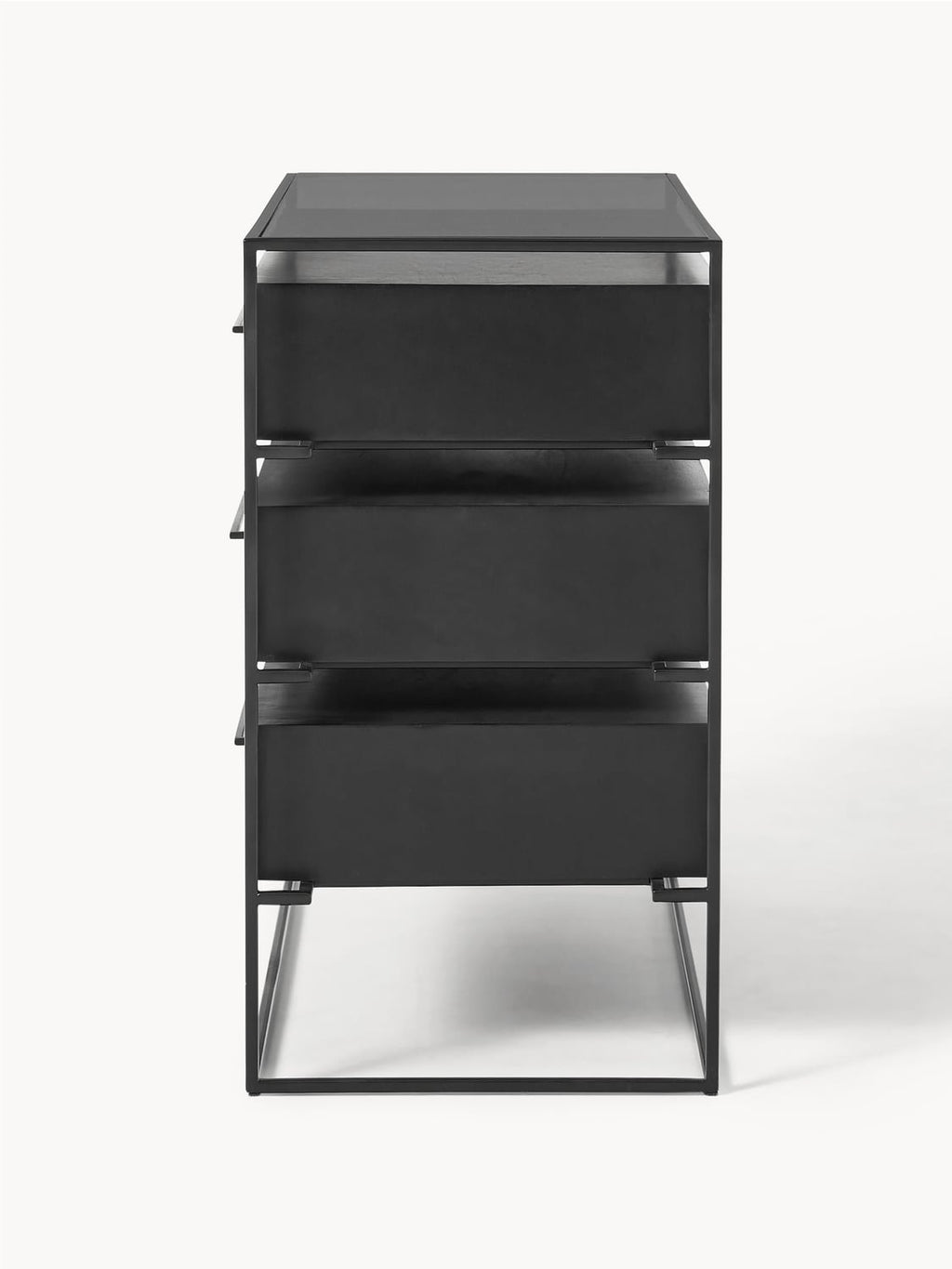 Lyle Chest of Drawers in Mango Wood — Anthracite