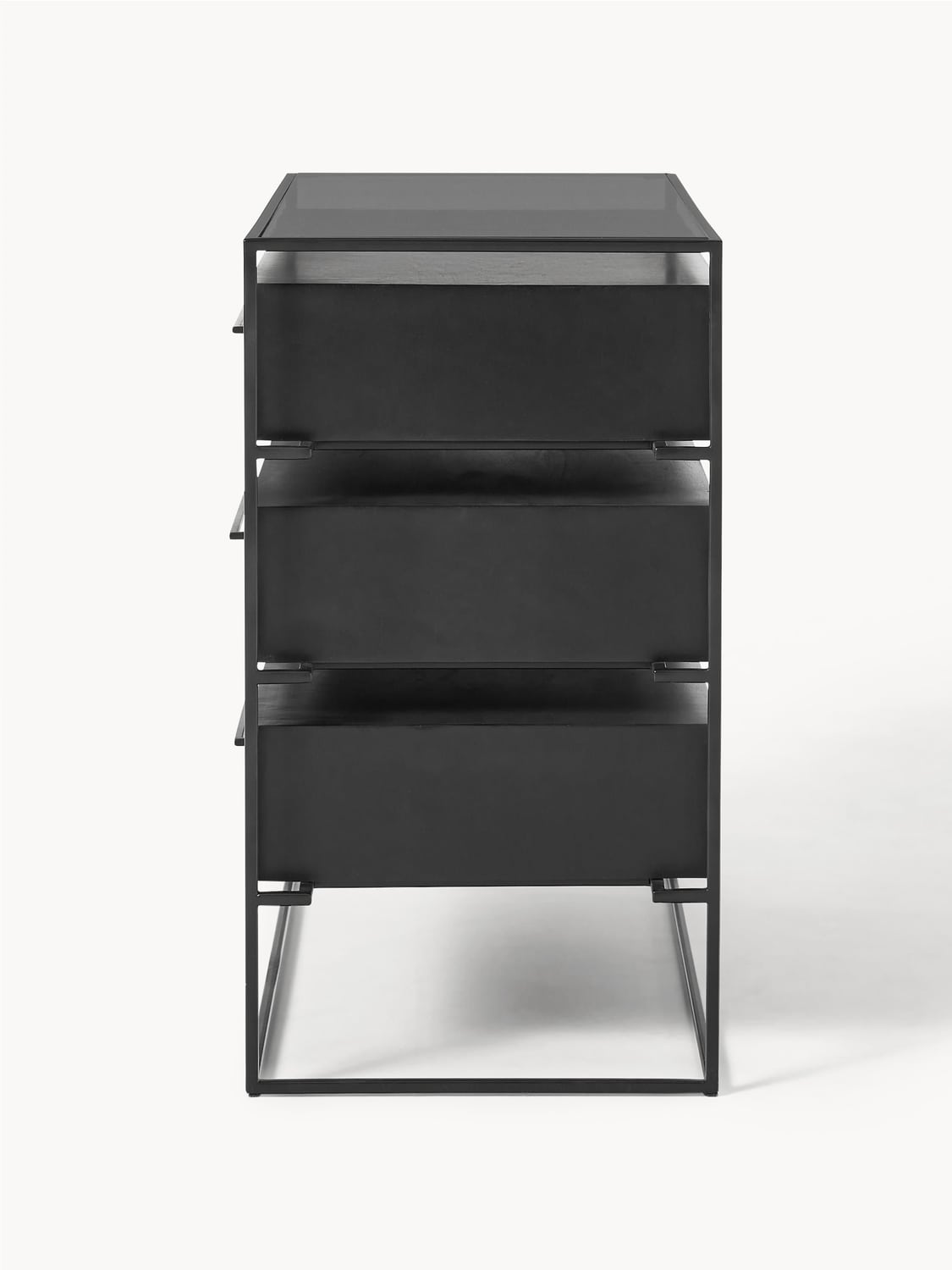 Lyle Chest of Drawers in Mango Wood — Anthracite