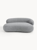 Alba Bouclé Sofa (2-seater) — Grey