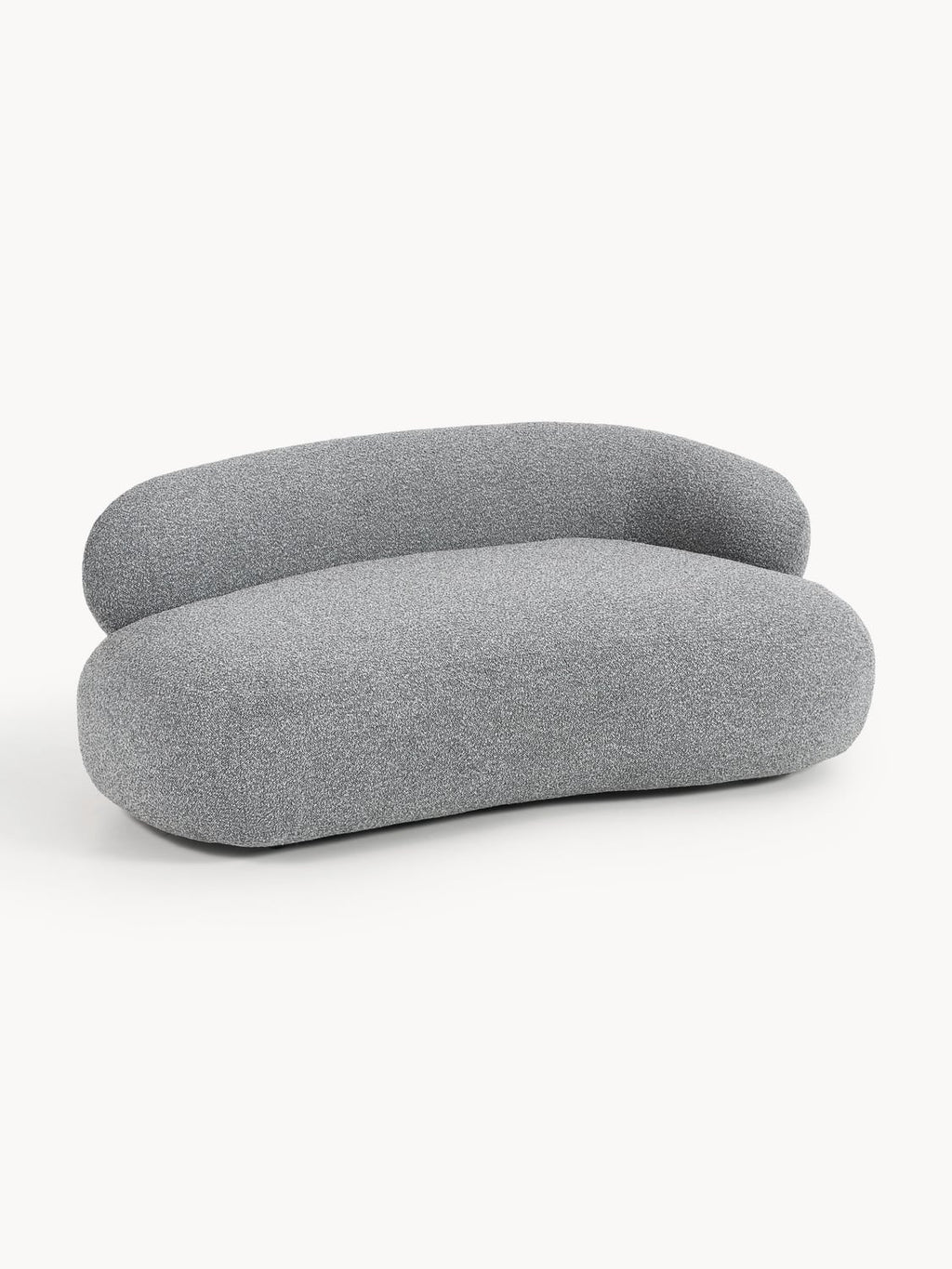 Alba Bouclé Sofa (2-seater) — Grey