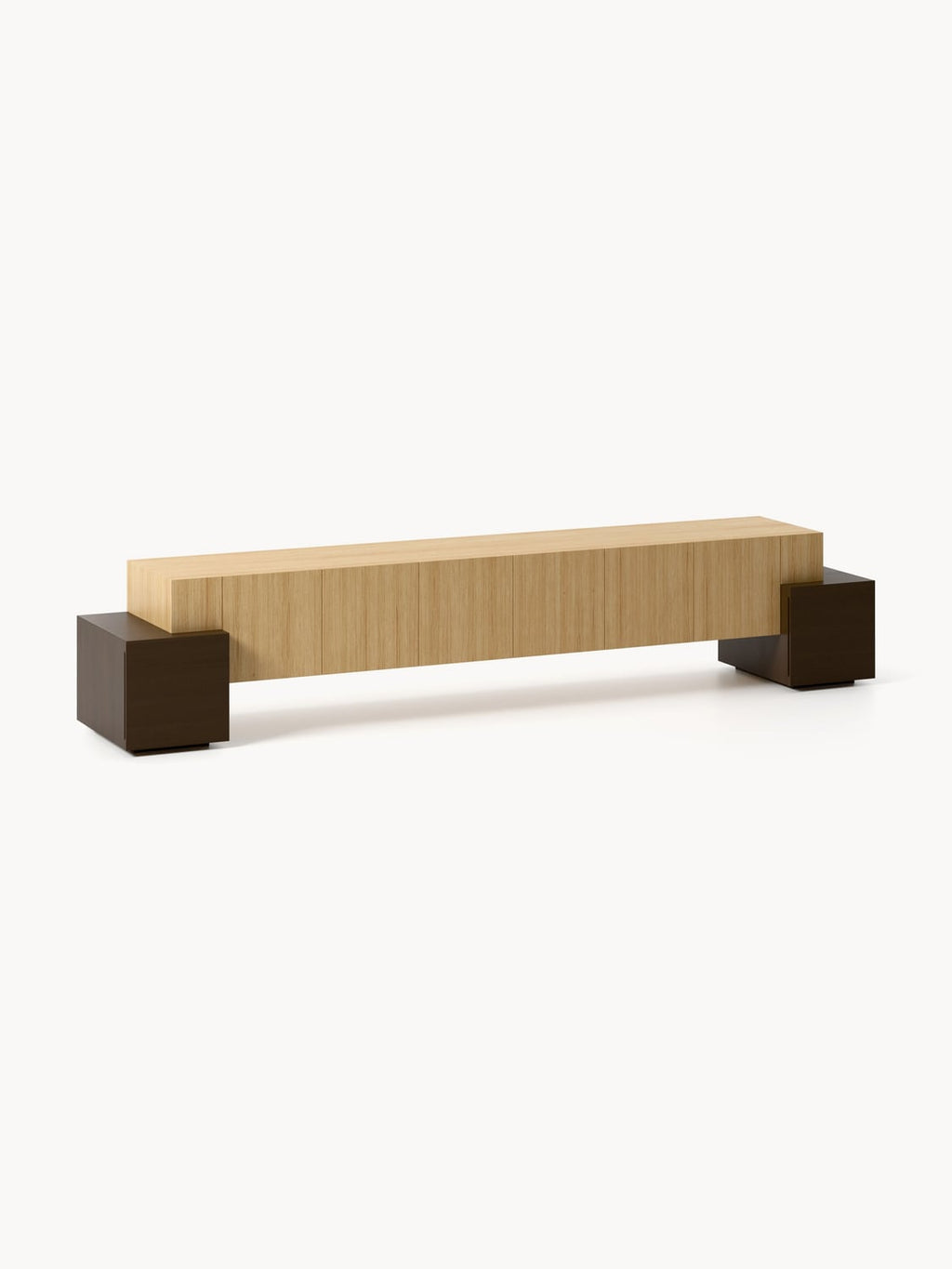 Pino TV-Lowboard in Wood — Sand