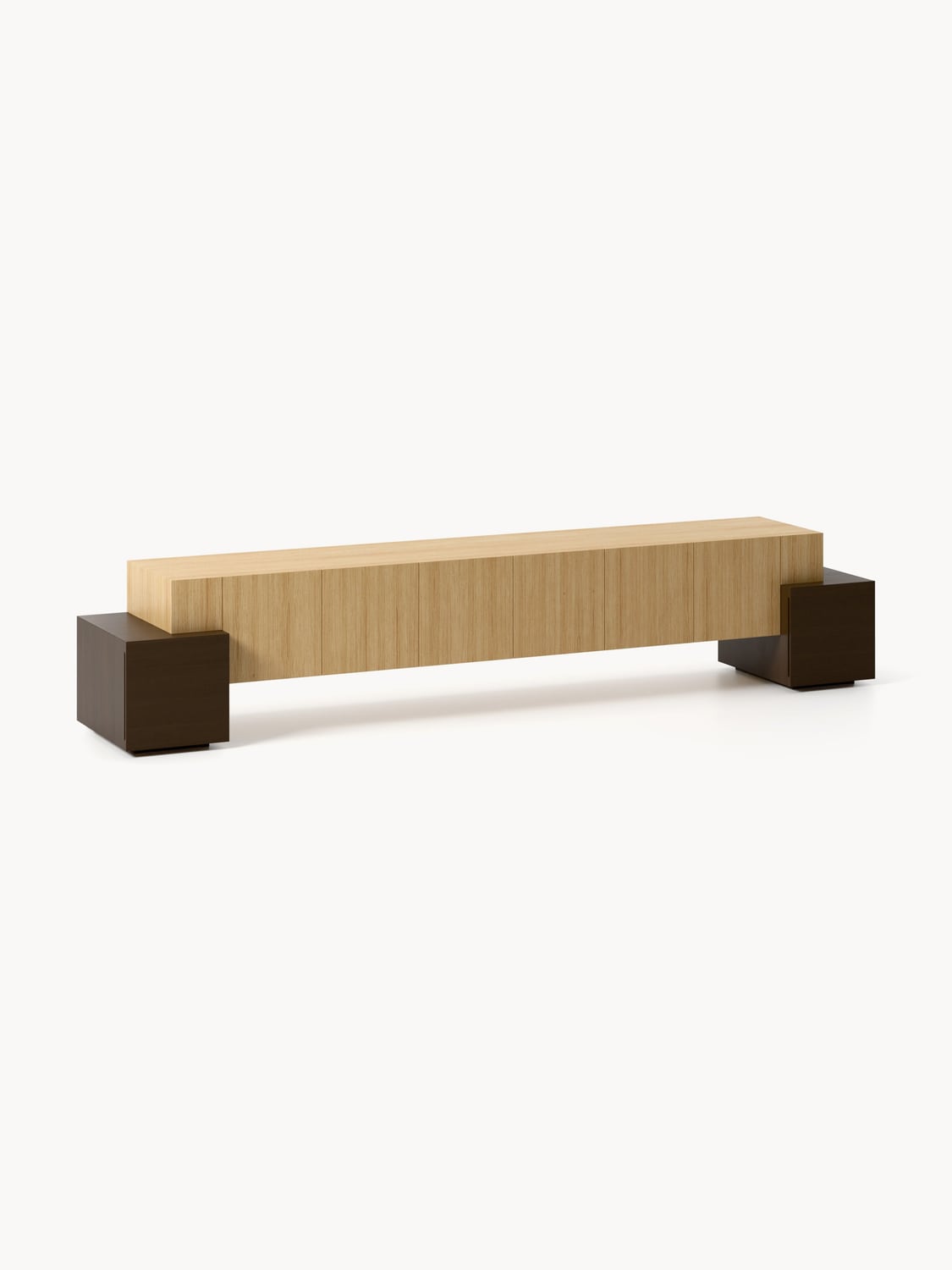 Pino TV-Lowboard in Wood — Sand
