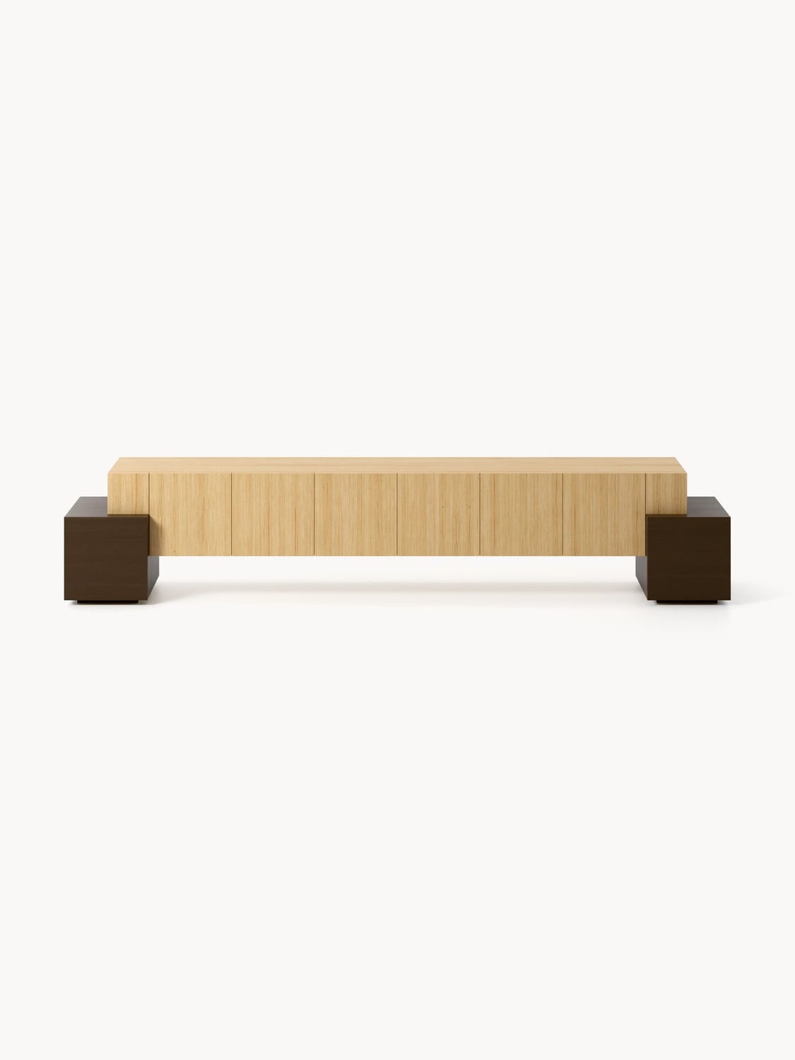 Pino TV-Lowboard in Wood — Sand