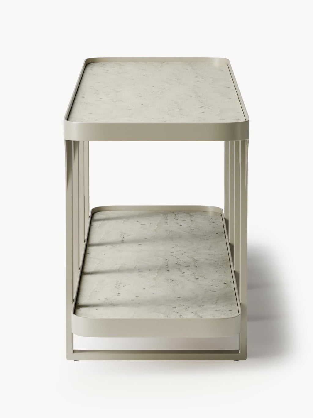 Bella Lowboard in Travertine Look