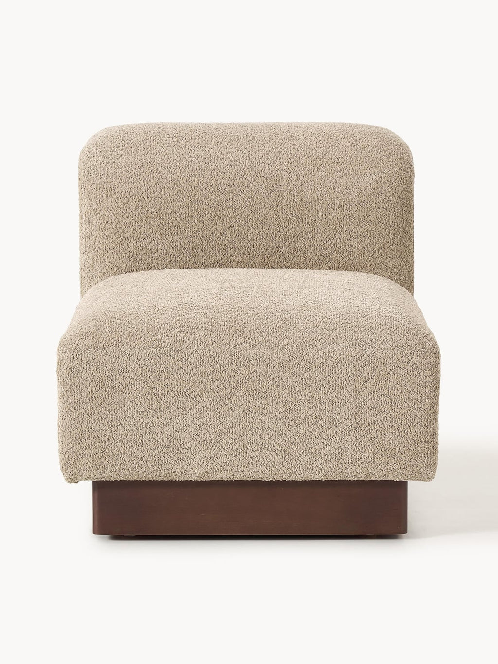 Natalie Middle Module in Teddy Bouclé — Sage