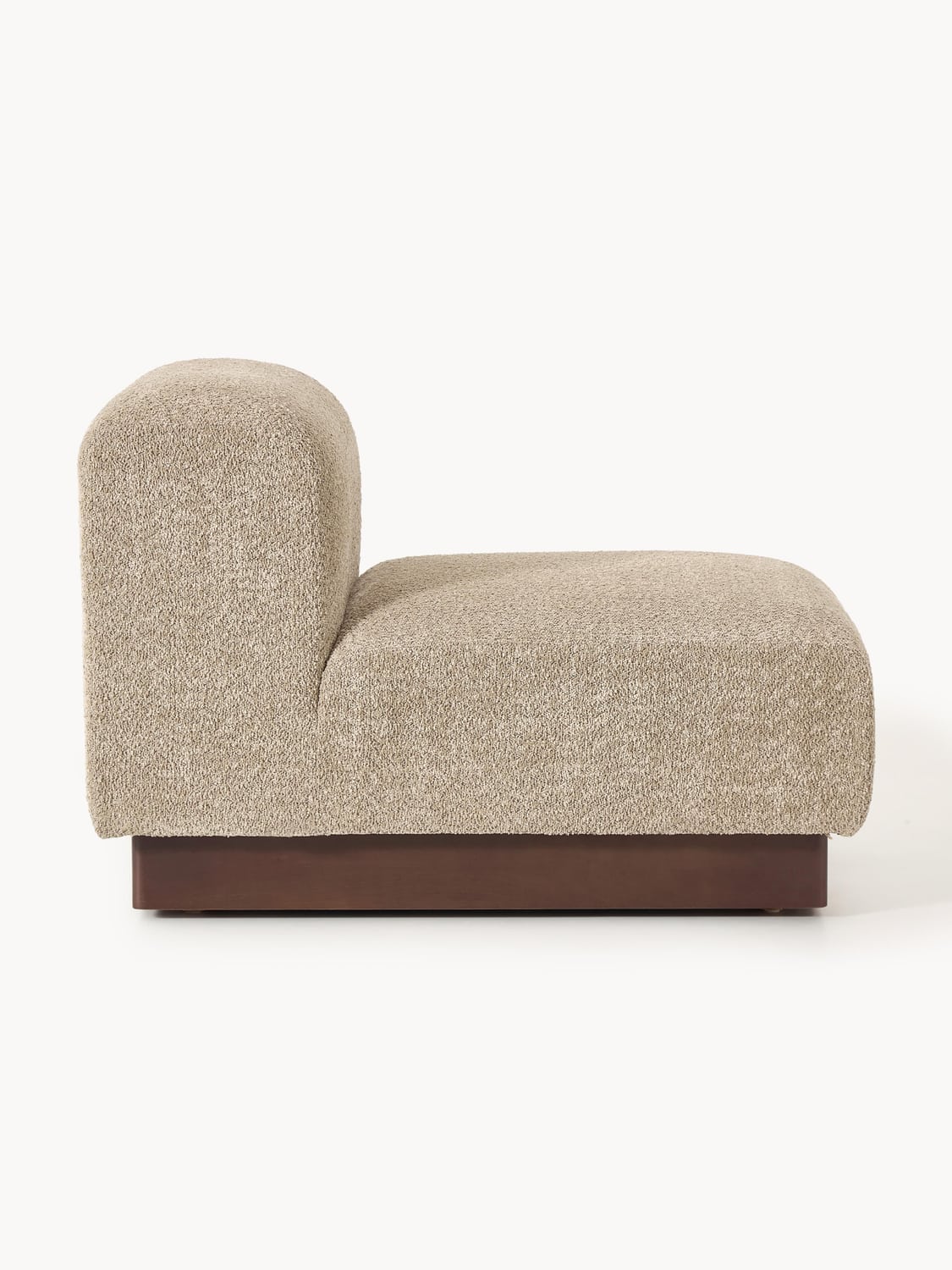 Natalie Middle Module in Teddy Bouclé — Sage