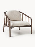 Balin Lounge Chair in Ash with Teddy Upholstery — Oatmeal