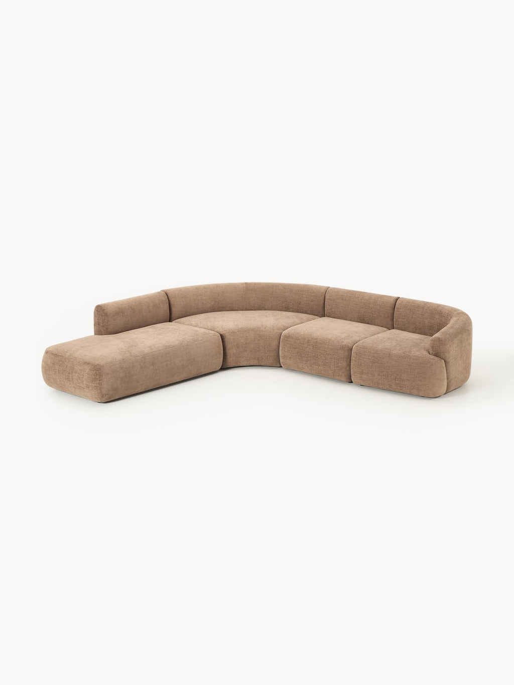 Sofia Modular Corner Sofa (4-seater) — Mushroom