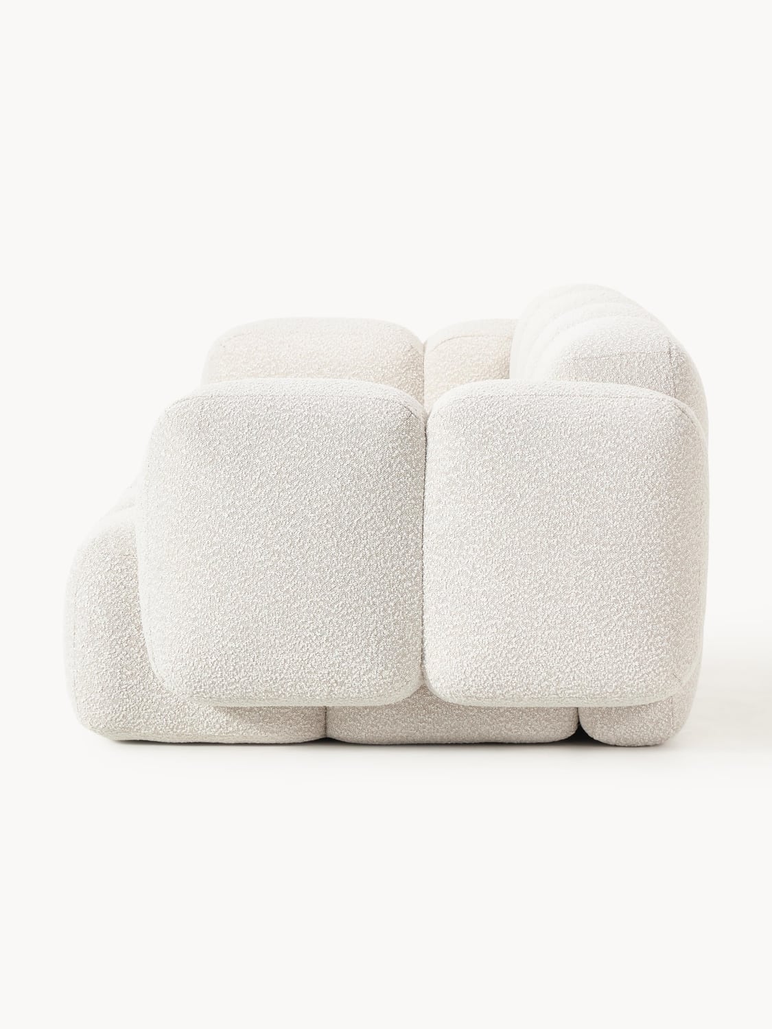 Tayla Modular Sofa (3-seater) in Bouclé — Off-White