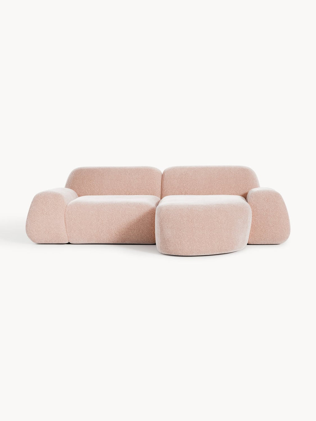 Wolke Modular Corner Sofa (3-seater) — Sand Beige