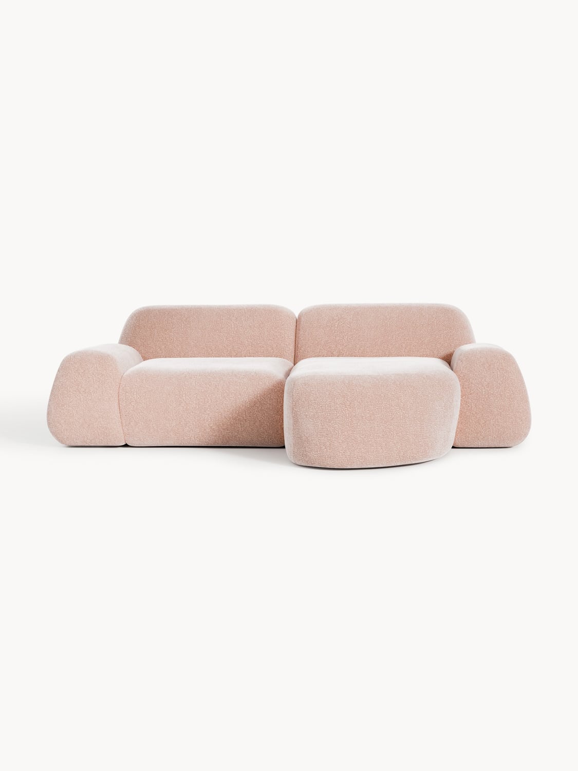 Wolke Modular Corner Sofa (3-seater) — Sand Beige