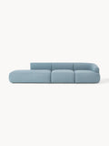 Sofia Modular Bouclé-Chaise (2-seater) — Grey