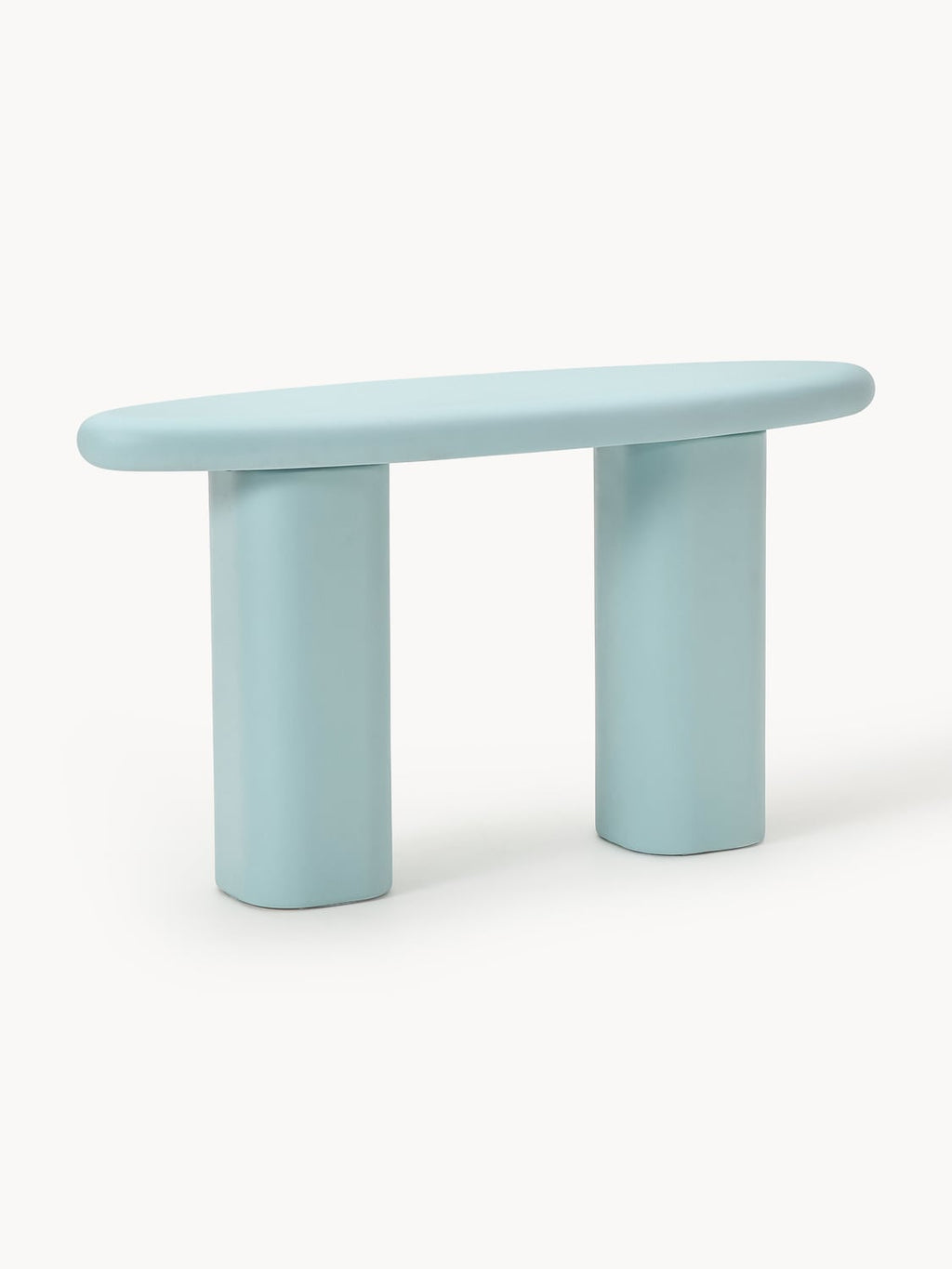 Anaya Indoor & Outdoor Console Table — Light Grey