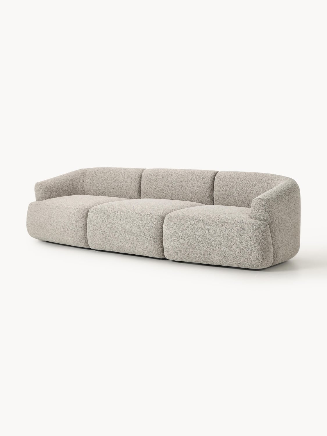 Sofia Modular Bouclé Sofa (3-seater) — Sand Beige