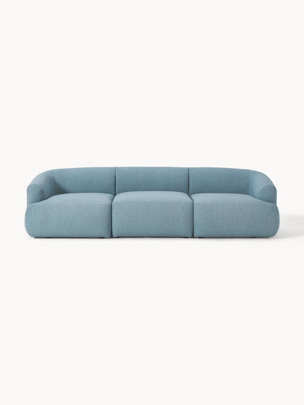 Sofia Modular Bouclé Sofa (3-seater) — Grey