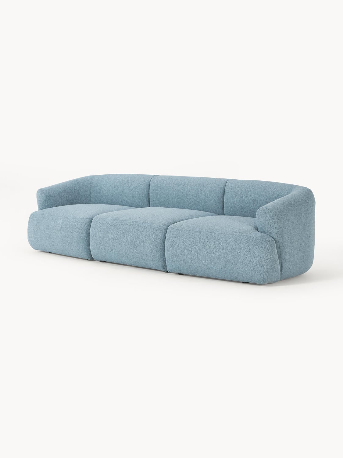 Sofia Modular Bouclé Sofa (3-seater) — Grey