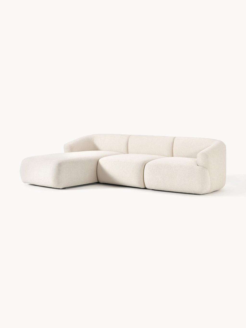 Sofia Modular Corner Sofa (3-seater) — Blush