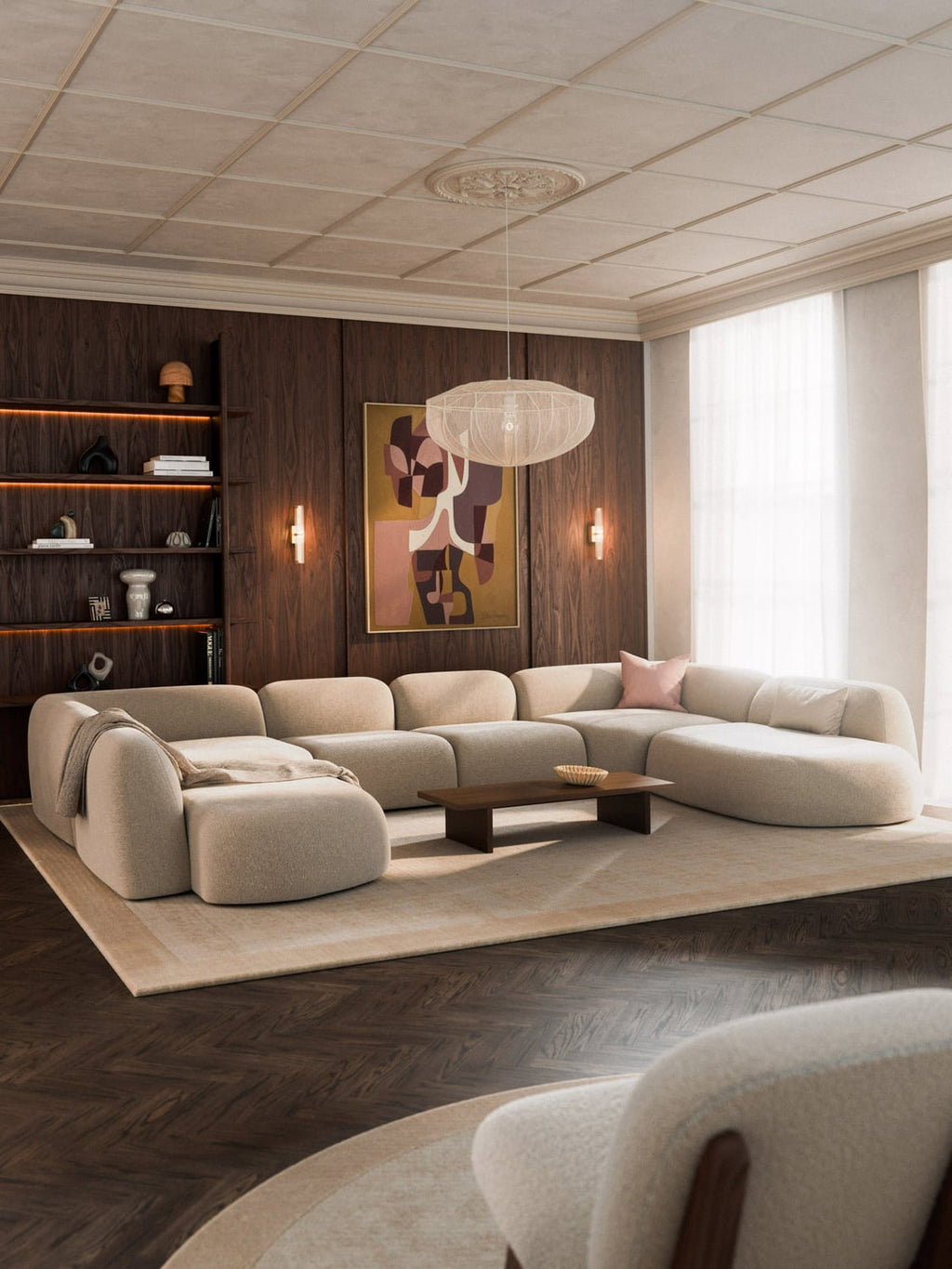 Wolke Modular XL Sofa — Off-White