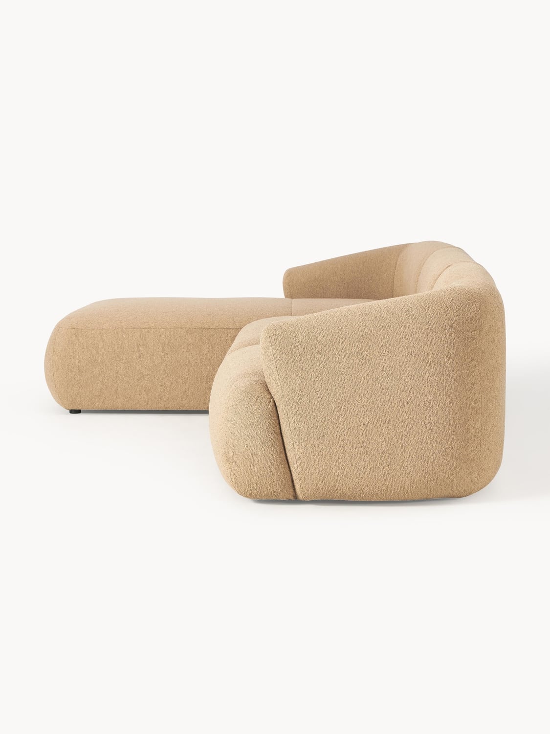 Sofia Modular Bouclé Corner Sofa (3-seater) — Sand