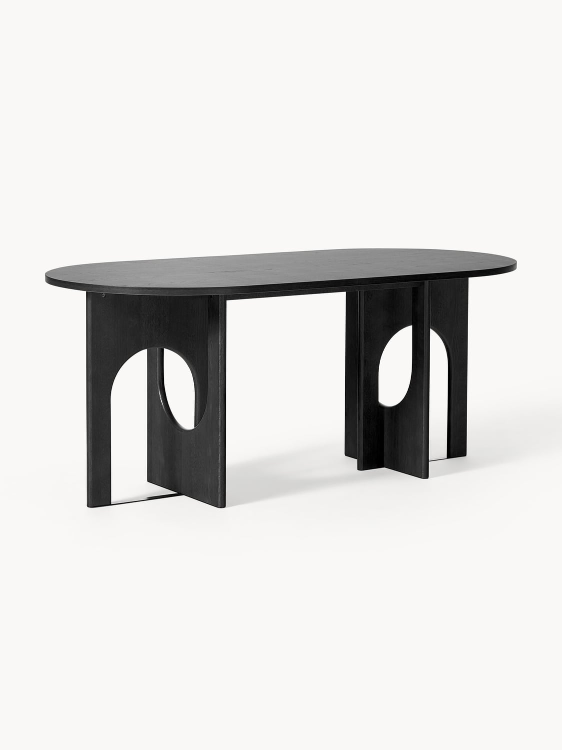 Apollo Oval Dining Table, in various sizes — Slate Grey