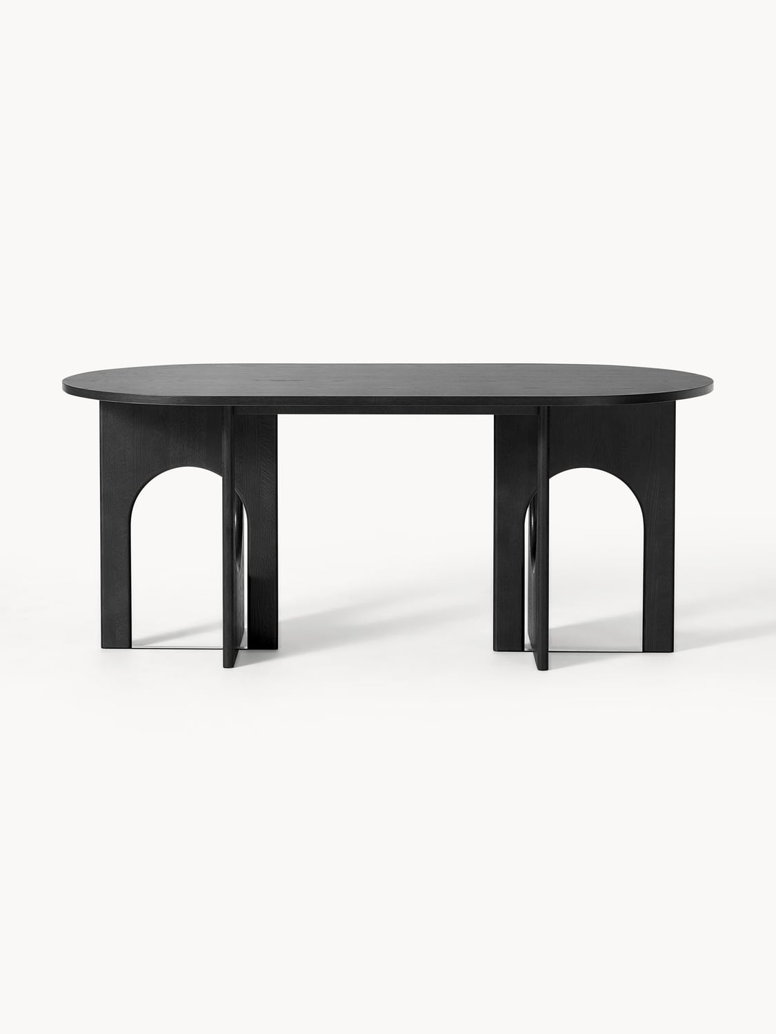 Apollo Oval Dining Table, in various sizes — Slate Grey